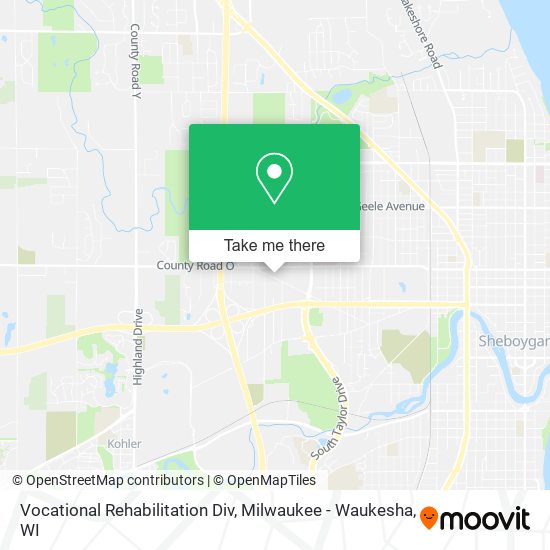 Mapa de Vocational Rehabilitation Div