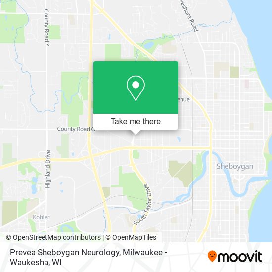 Prevea Sheboygan Neurology map