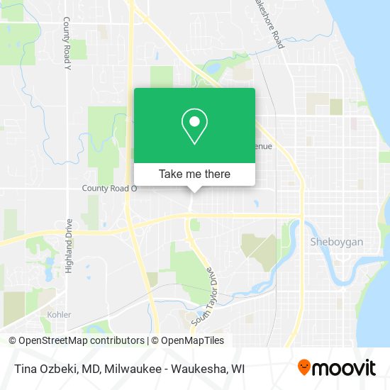 Tina Ozbeki, MD map