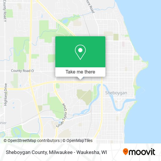 Mapa de Sheboygan County