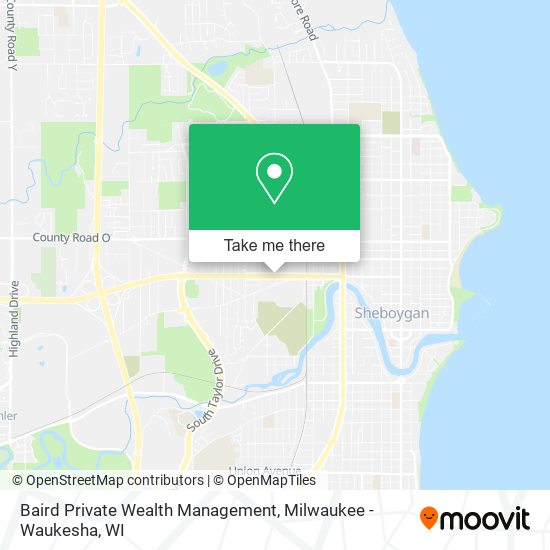 Mapa de Baird Private Wealth Management