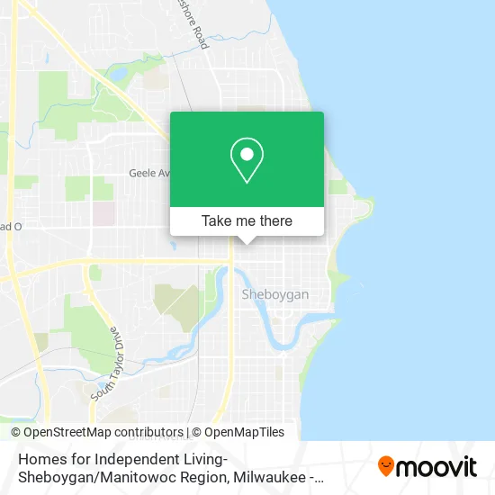 Mapa de Homes for Independent Living- Sheboygan / Manitowoc Region