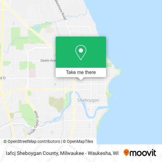 Mapa de Iafcj Sheboygan County
