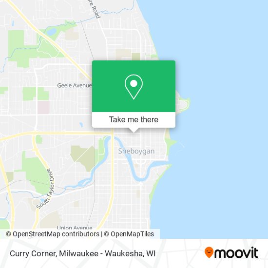 Curry Corner map