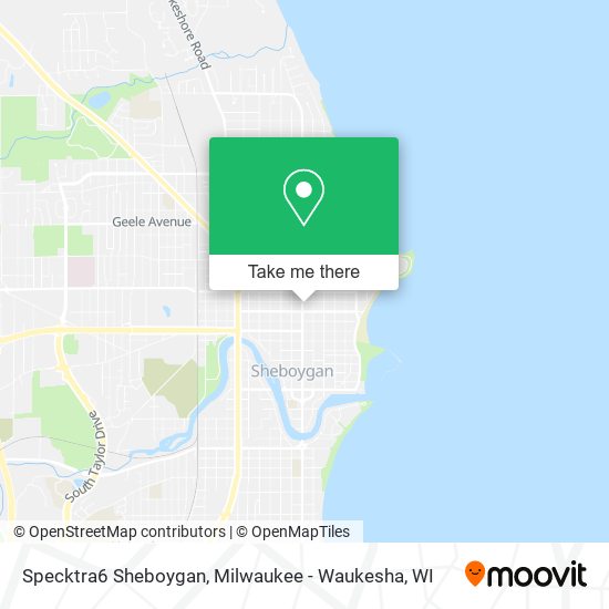 Mapa de Specktra6 Sheboygan