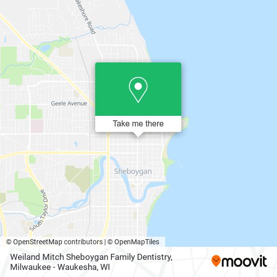 Mapa de Weiland Mitch Sheboygan Family Dentistry