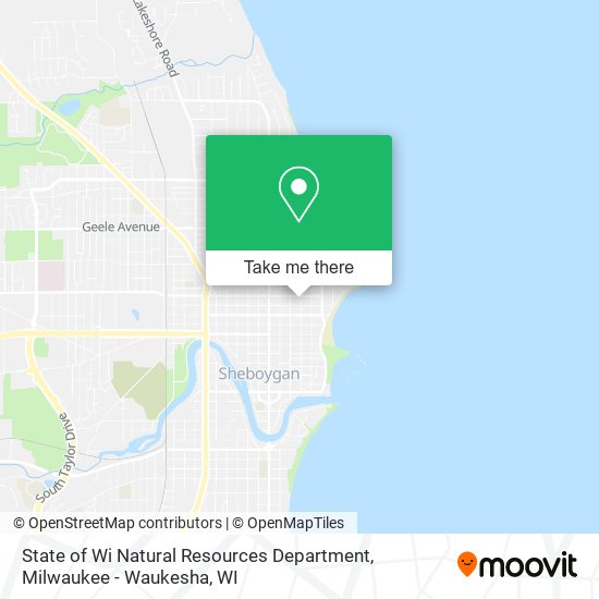 Mapa de State of Wi Natural Resources Department