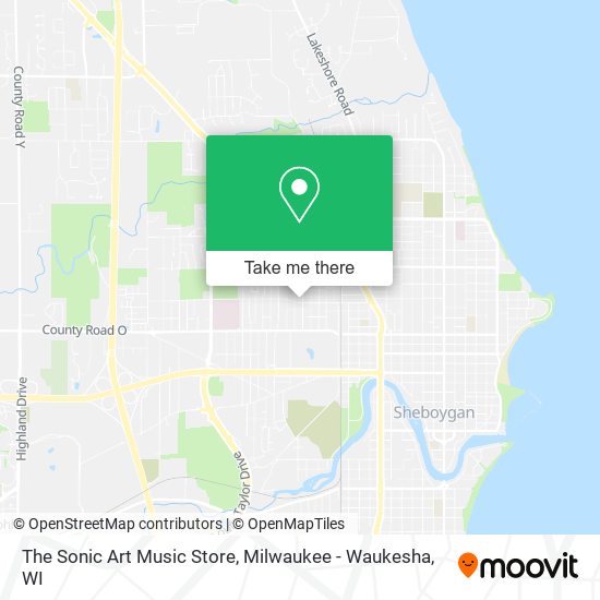 The Sonic Art Music Store map