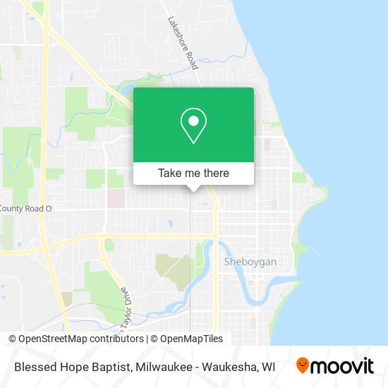 Blessed Hope Baptist map