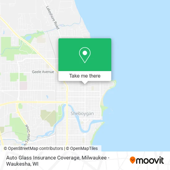 Mapa de Auto Glass Insurance Coverage