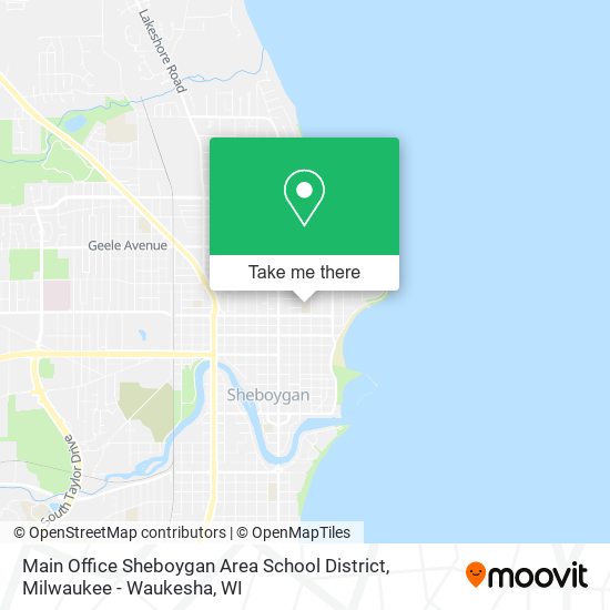 Mapa de Main Office Sheboygan Area School District