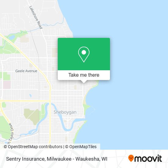 Mapa de Sentry Insurance