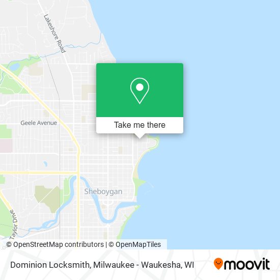 Mapa de Dominion Locksmith
