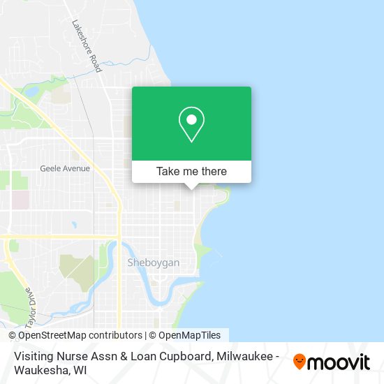 Visiting Nurse Assn & Loan Cupboard map