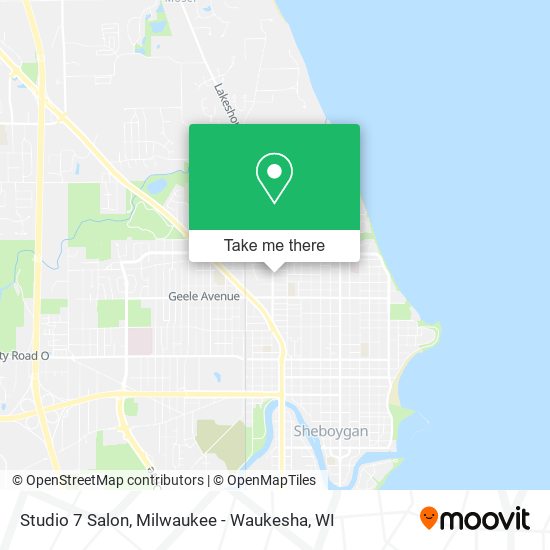 Studio 7 Salon map