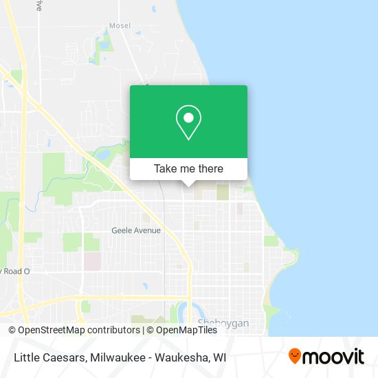 Little Caesars map