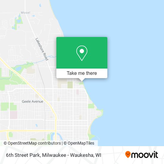 6th Street Park map