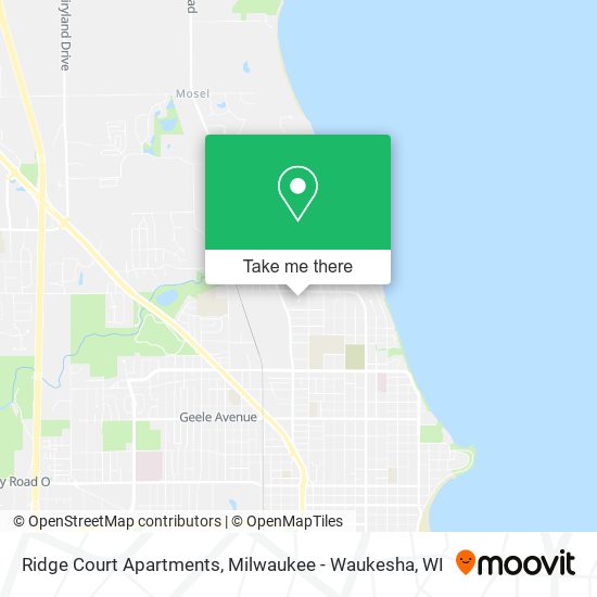 Ridge Court Apartments map