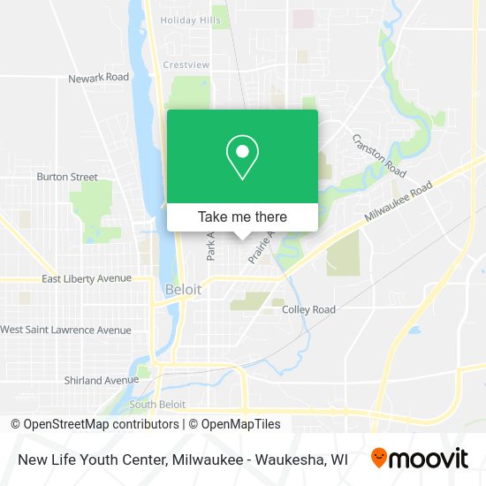 New Life Youth Center map