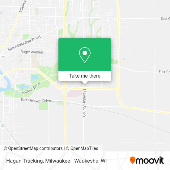 Hagan Trucking map