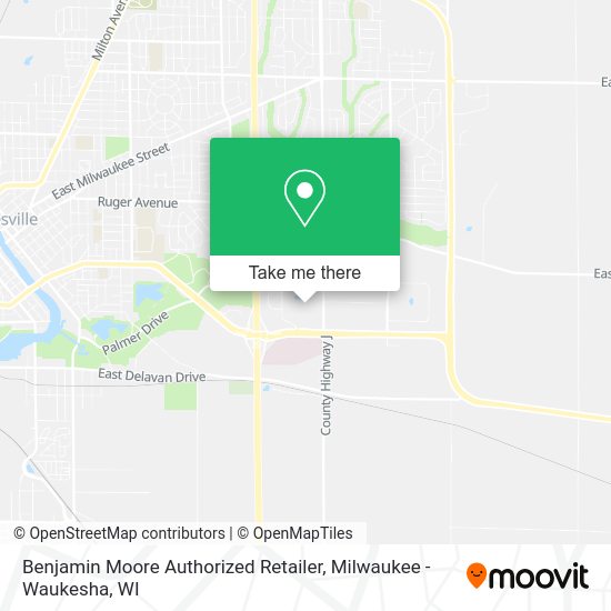 Mapa de Benjamin Moore Authorized Retailer