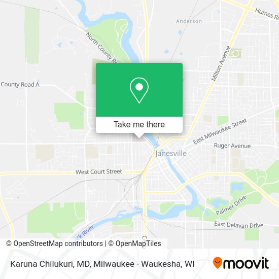Karuna Chilukuri, MD map