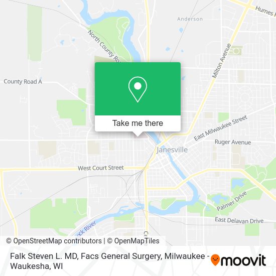 Falk Steven L. MD, Facs General Surgery map