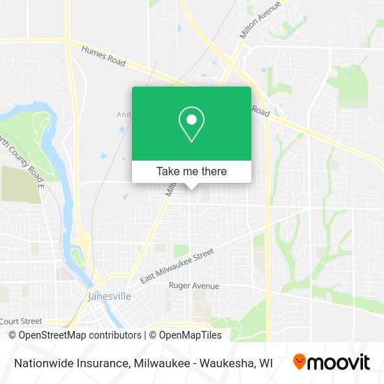 Mapa de Nationwide Insurance