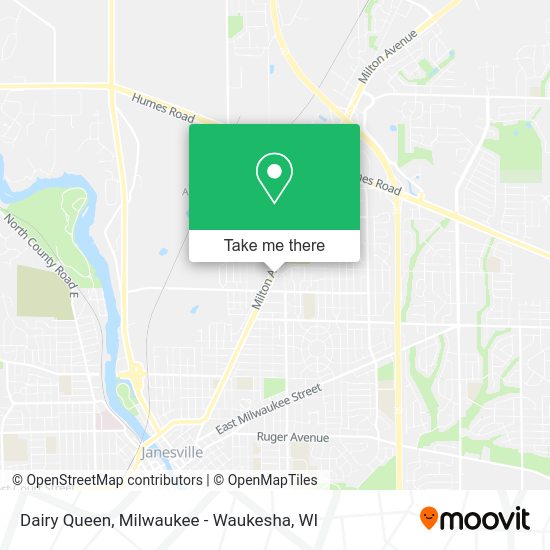 Dairy Queen map