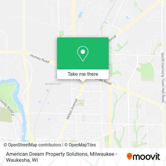 American Dream Property Solutions map