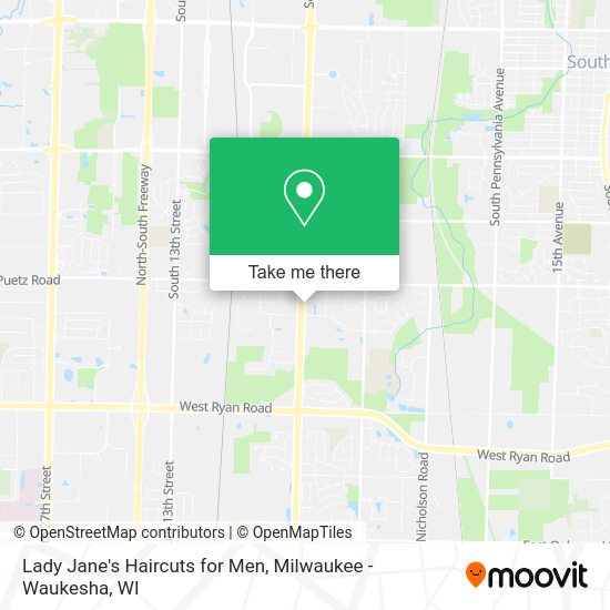 Mapa de Lady Jane's Haircuts for Men