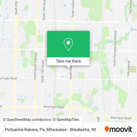 Mapa de Pollyanna Kabara, Pa