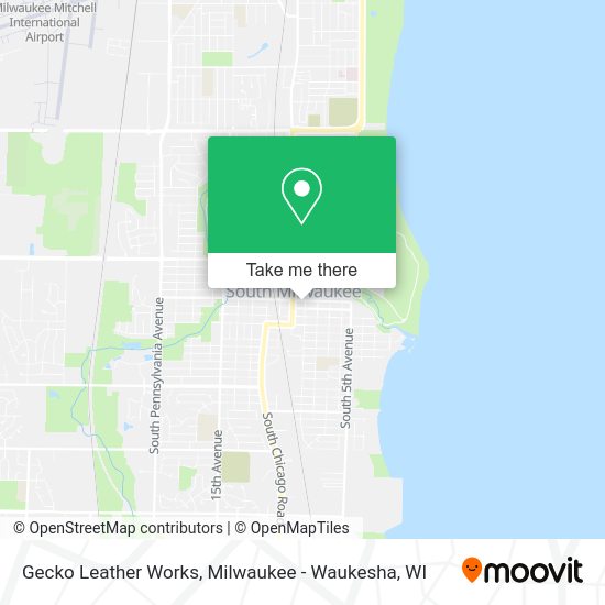 Gecko Leather Works map