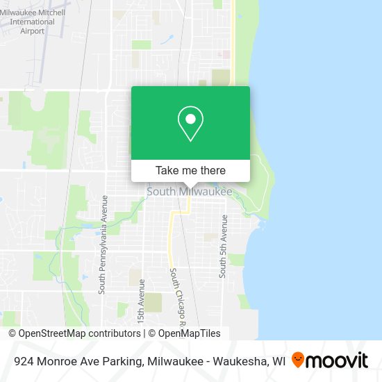 924 Monroe Ave Parking map