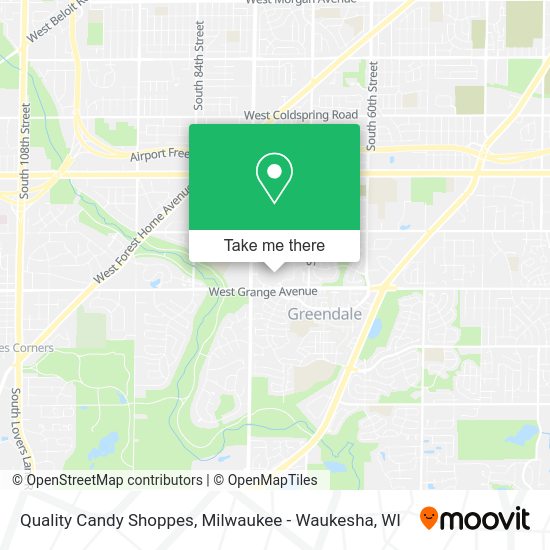 Quality Candy Shoppes map
