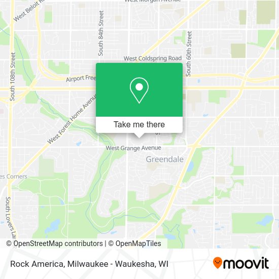 Rock America map
