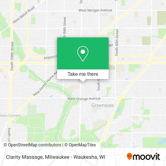 Clarity Massage map