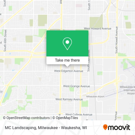 MC Landscaping map