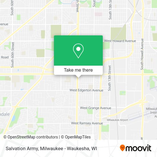 Salvation Army map