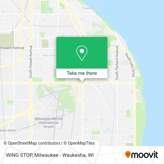 WING STOP map