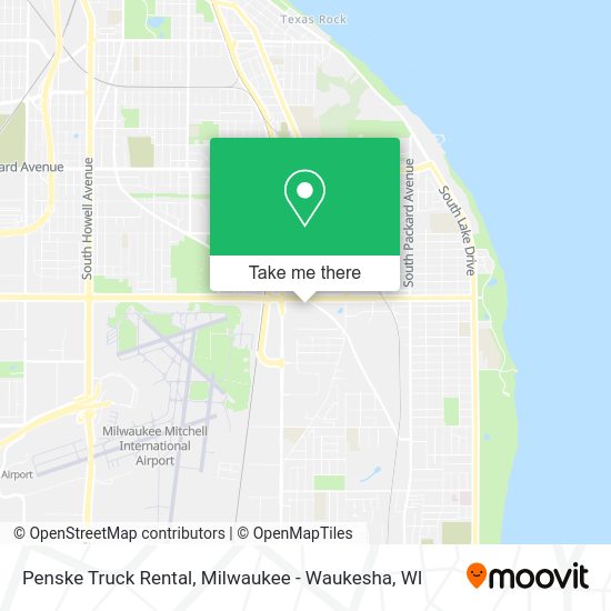 Mapa de Penske Truck Rental