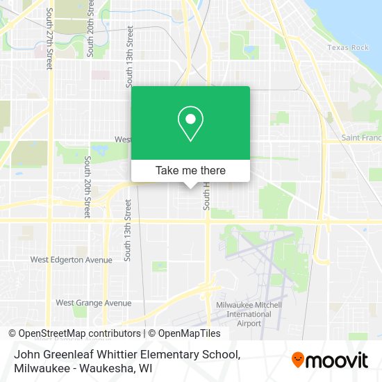 Mapa de John Greenleaf Whittier Elementary School
