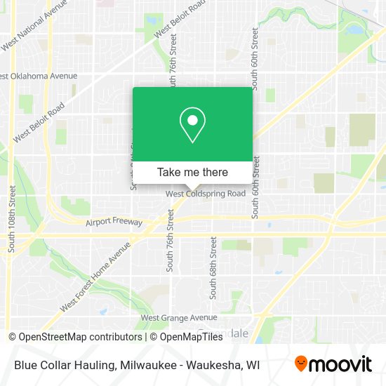 Blue Collar Hauling map