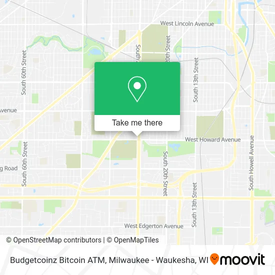 Budgetcoinz Bitcoin ATM map