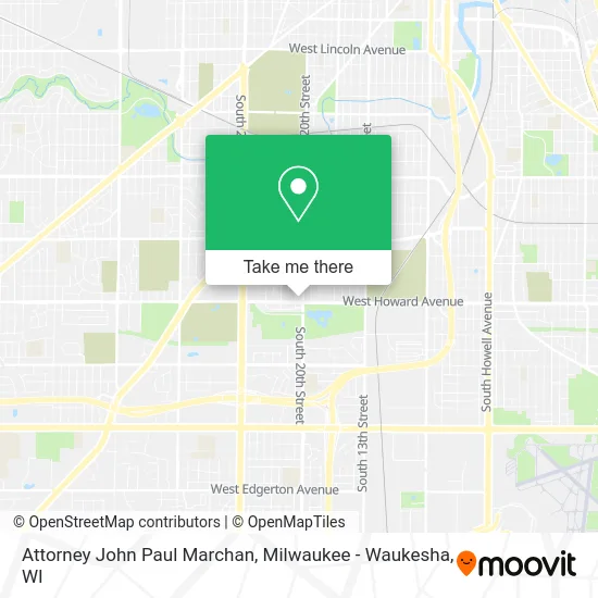 Attorney John Paul Marchan map