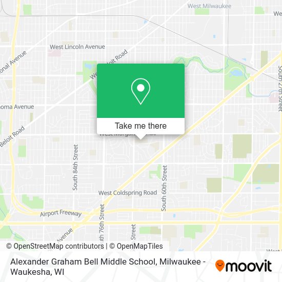Mapa de Alexander Graham Bell Middle School