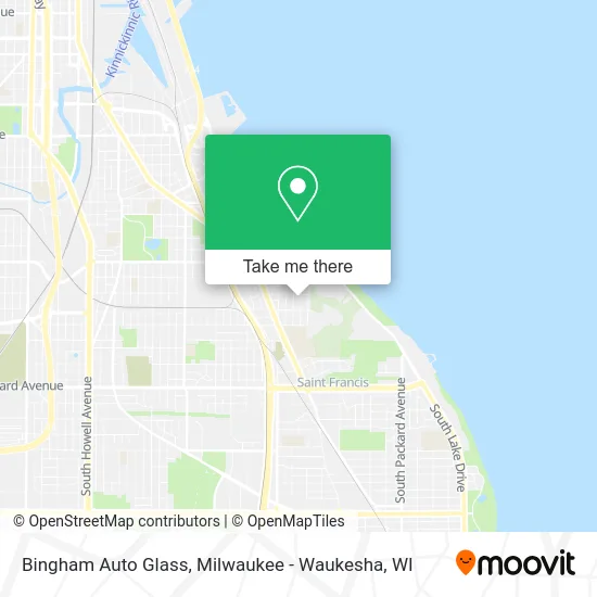 Bingham Auto Glass map