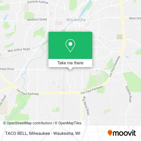 TACO BELL map