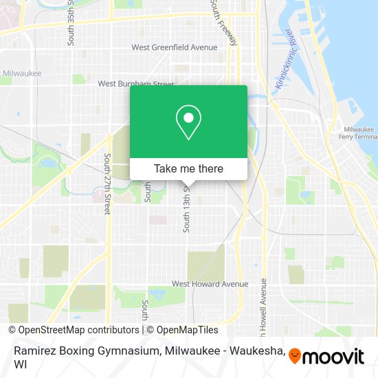 Ramirez Boxing Gymnasium map