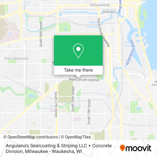 Anguiano's Sealcoating & Striping LLC + Concrete Division map